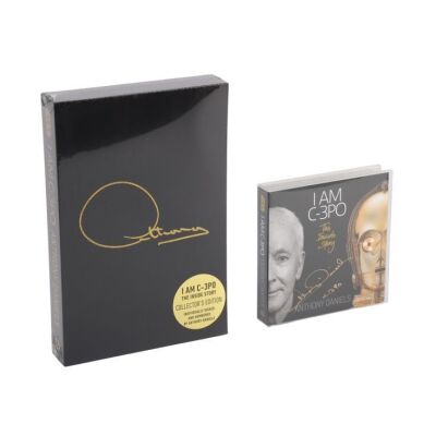 339. Anthony Daniels Collection: ''I Am C-3PO - The Inside Story'' Autographed Hardback Collector's Edition and Audiobook CD ### ANTHONY DANIELS