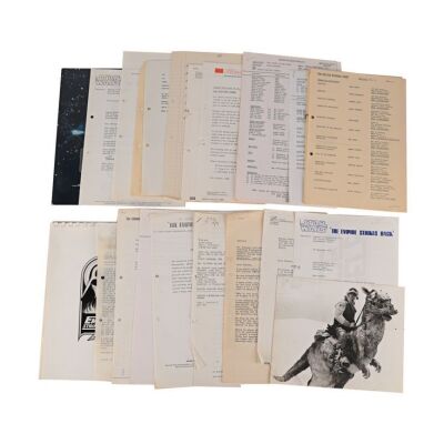 344. Promotional Still, Publicity Material, Call Sheets and Production Paperwork ### STAR WARS: THE EMPIRE STRIKES BACK (1980)