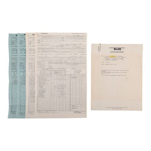 347. Blue Harvest Shooting Schedule and Daily Production Reports ### STAR WARS: RETURN OF THE JEDI (1983)