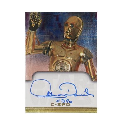 355. Anthony Daniels Collection: Autographed C-3PO Topps Card ### STAR WARS: VARIOUS PRODUCTIONS