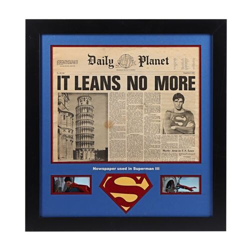 363. Framed "It Leans No More" Newspaper ### SUPERMAN III (1983)