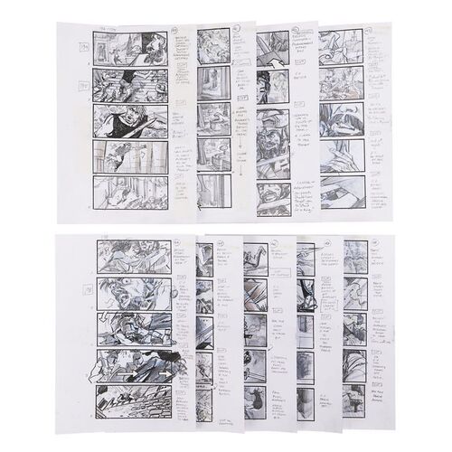 371. Nine Martin Asbury Hand-drawn Storyboard Pages ### TROY (2004)