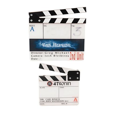 373. Two Production Clapperboards ### VAN HELSING (2004)