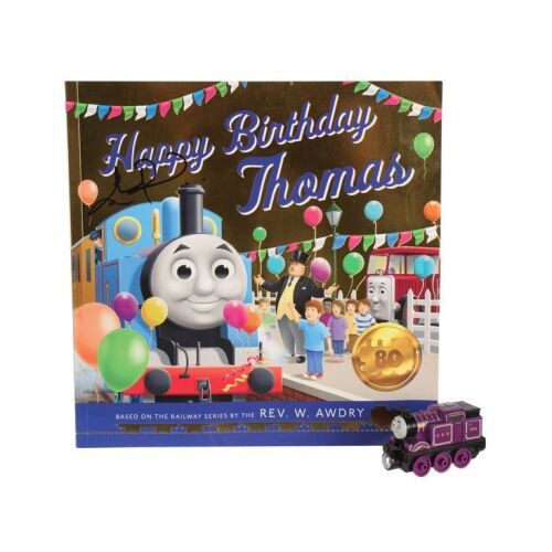 24. Eddie Redmayne-Autographed Edition of 'Happy Birthday Thomas' and Ryan Toy Train ### THOMAS & FRIENDS (TV SERIES, 1984-2020)