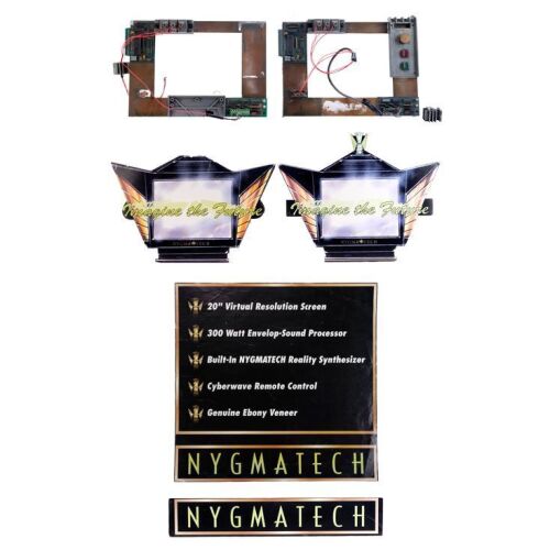24. Pair of Edward Nygma's (Jim Carrey) Wayne Enterprises Monitor Frames and Nygmatech Signage ### BATMAN FOREVER (1995)