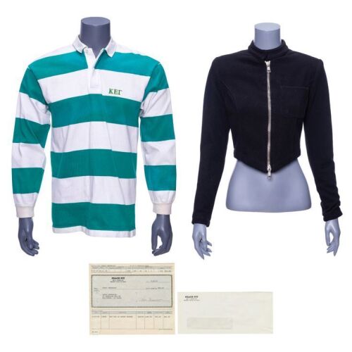 41. Fraternity Shirt, Carly Reynolds' (Hilary Swank) Paycheck with Envelope, and Emma Caulfield Ford's Crew Jacket ### BEVERLY HILLS, 90210 (1990-2000)