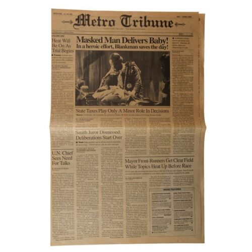 44. Metro Tribune Newspaper ### BLANKMAN (1994)