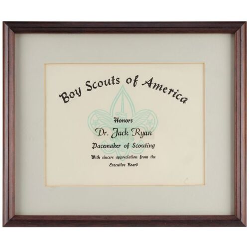 69. Jack Ryan's (Harrison Ford) Boy Scouts of America Certificate ### CLEAR AND PRESENT DANGER (1994)