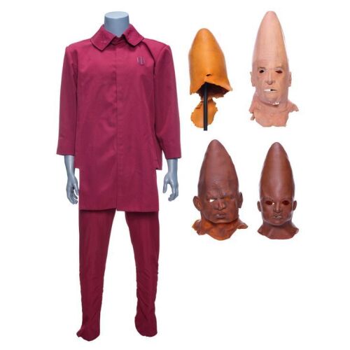 84. Connie Conehead's (Michelle Burke) Conehead Makeup Appliance with Remulakian Arena Costume and Three Masks ### CONEHEADS (1993)
