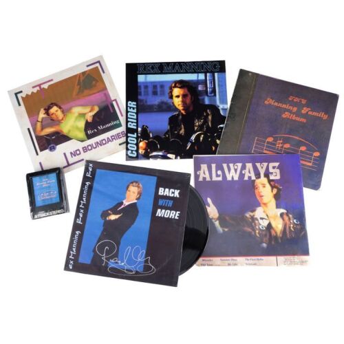 123. Rex Manning (Maxwell Caufield)-Autographed Record, Set of Four Records, and 8-Track Stereo Cartridge ### EMPIRE RECORDS (1995)