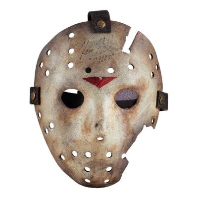 158. Kane Hodder-Autographed Promotional Jason Voorhees Hockey Mask ### FRIDAY THE 13TH PART VII: THE NEW BLOOD (1988)