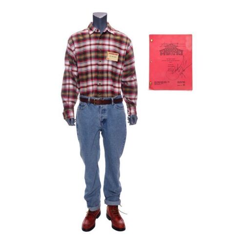 194. Al Borland's (Richard Karn) Costume with Hardware Expo Badge and Autographed Shooting Script ### HOME IMPROVEMENT (1991-1999)