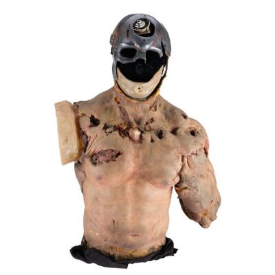 230. Mean Machine's (Chris Adamson) Screen-Matched Mechanical Head Appliances and Foam Latex Torso ### JUDGE DREDD (1995)
