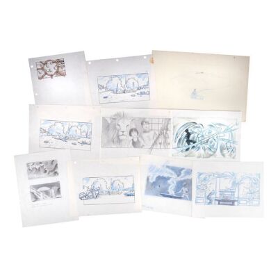 233. Set of Eight Hand-Drawn and Printed Storyboard Artworks ### JUMANJI (1995)