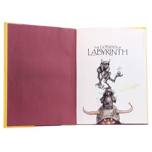 245. Jim Henson-Autographed "The Goblins of Labyrinth" Book ### LABYRINTH (1986)