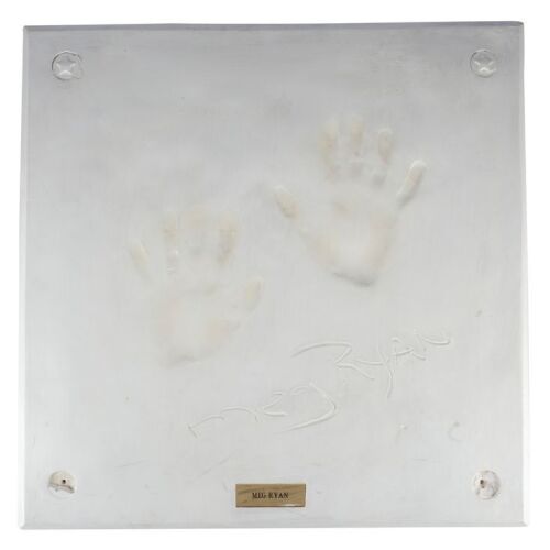 305. Talking Meg Ryan Handprint Impression ### PLANET HOLLYWOOD MEMORABILIA
