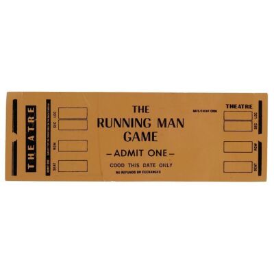 336. Running Man Ticket ### THE RUNNING MAN (1987)