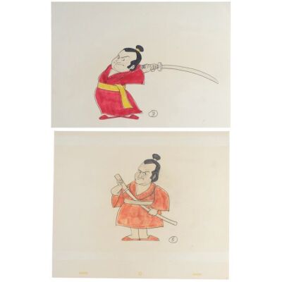 337. John Belushi's Pair of Hand-Drawn Samurai Futaba Sketches ### SATURDAY NIGHT LIVE (1975-PRESENT)