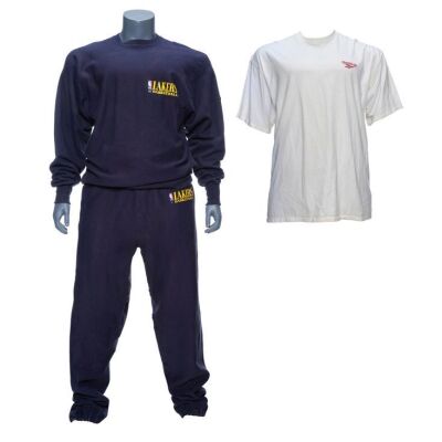 339. Shaquille O'Neal's Personal Lakers Sweatsuit and Reebok T-Shirt ### SHAQUILLE O'NEAL