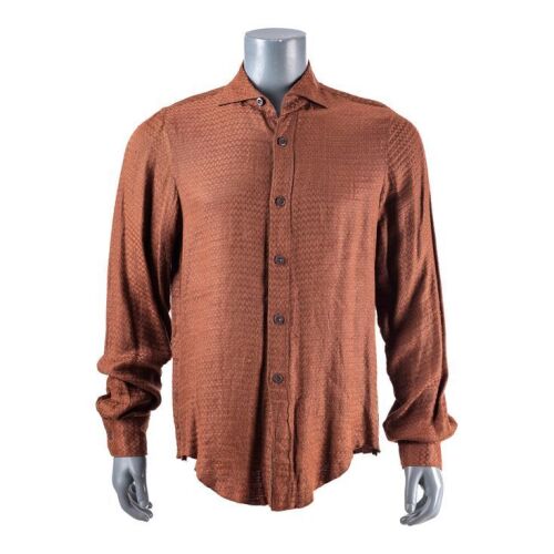 343. Slick Stanhope's (Jeff Goldblum) Woven Button-up Shirt ### SILVERADO (1985)
