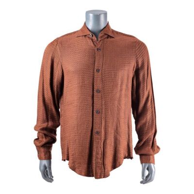 343. Slick Stanhope's (Jeff Goldblum) Woven Button-up Shirt ### SILVERADO (1985)