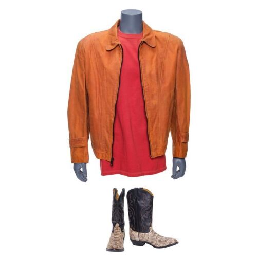246. Detective Jack Slater's (Arnold Schwarzenegger) Leather Jacket, Shirt, and Boots ### LAST ACTION HERO (1993)