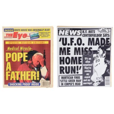 279. Pope A Father! and Production-Made "U.F.O. Made Me Miss Home Run!" Tabloid Newspapers ### MEN IN BLACK (1997)
