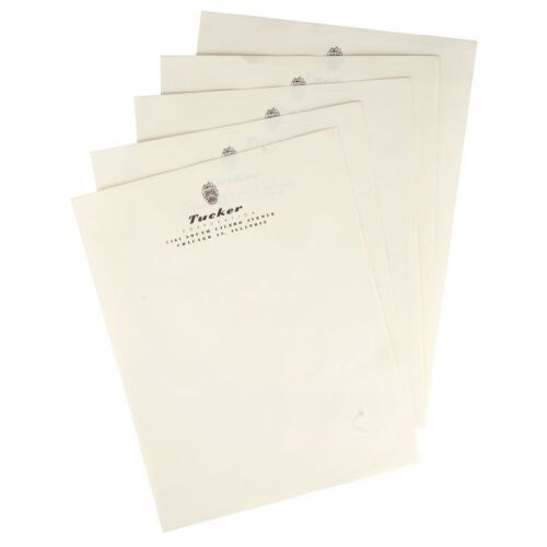 404. Five Sheets of Tucker Corporation Letterhead ### TUCKER: THE MAN AND HIS DREAM (1988)