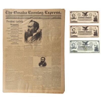 406. President Garfield Wounded The Omaha Evening Express Newspaper and Three 1861 Bills ### UNFORGIVEN (1992)