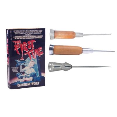 16. Set of Three Catherine Tramell's (Sharon Stone) Ice Picks and "The First Time" Book ### BASIC INSTINCT (1992)