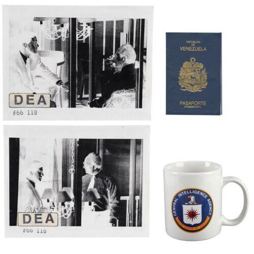 70. Felix Cortez's (Joaquim de Almeida) Passport with CIA Mug and Pair of Surveillance Photograph Prints ### CLEAR AND PRESENT DANGER (1994)