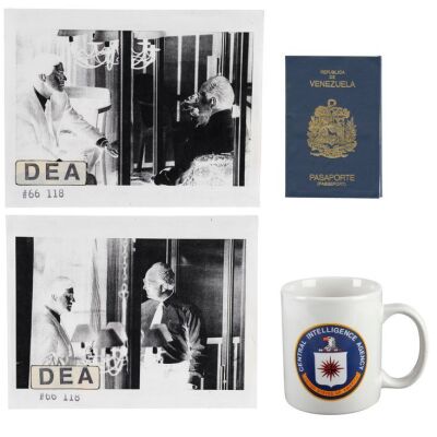 70. Felix Cortez's (Joaquim de Almeida) Passport with CIA Mug and Pair of Surveillance Photograph Prints ### CLEAR AND PRESENT DANGER (1994)