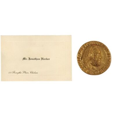 47. Jonathan Harker's (Keanu Reeves) Business Card with Gold Coin ### BRAM STOKER'S DRACULA (1992)