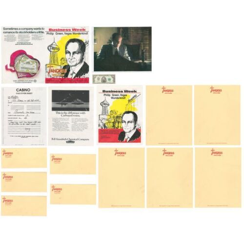 61. Tangiers Letterhead, Envelopes, Paperwork, and Faux Money ### CASINO (1995)