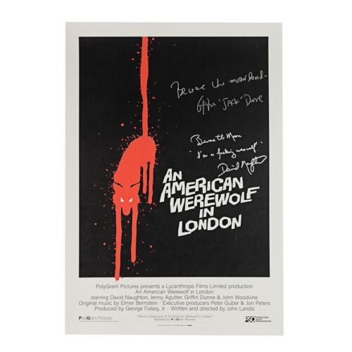 5. David Naughton and Griffin Dunne Autographed Limited Edition Vice Press Print ### AN AMERICAN WEREWOLF IN LONDON (1981)