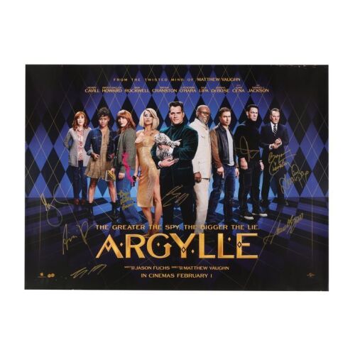 7. Cast-Autographed UK Quad ### ARGYLLE (2024)