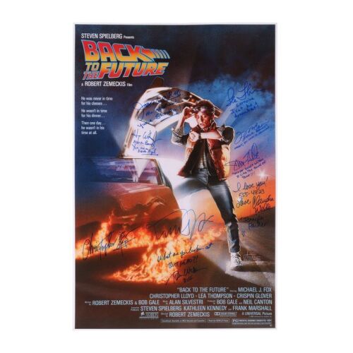 10. Cast-Autographed Poster ### BACK TO THE FUTURE (1985)