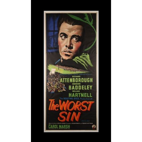 19. Framed UK Three-Sheet, 1948 - Linen-Backed ### BRIGHTON ROCK (1948)