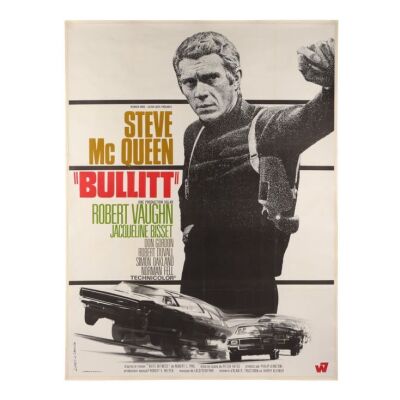 20. French Grande, 1969 (First Release) - Linen-Backed ### BULLITT (1968)