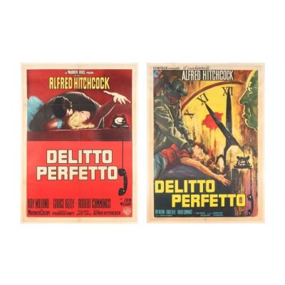 33. Two Italian Two-Fogli, circa 1960s and 1970 - Linen-Backed ### DIAL M FOR MURDER (1954)