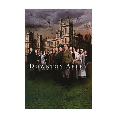 36. Cast-Autographed Poster ### DOWNTON ABBEY (TV SERIES, 2010-2015)