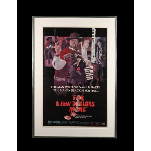 43. Framed US One-Sheet, 1967 (First Release) - Linen-Backed ### FOR A FEW DOLLARS MORE (1965)