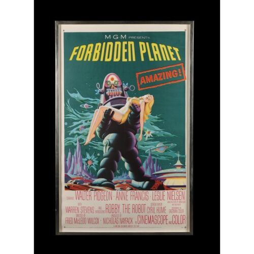 44. Framed US One-Sheet, 1956 - Linen-Backed ### FORBIDDEN PLANET (1956)