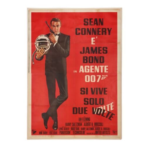 53. Italian Four-Fogli, 1967 - Linen-Backed ### JAMES BOND: YOU ONLY LIVE TWICE (1967)