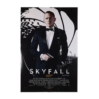 56. Daniel Craig Autographed IMAX Design One-Sheet ### JAMES BOND: SKYFALL (2012)