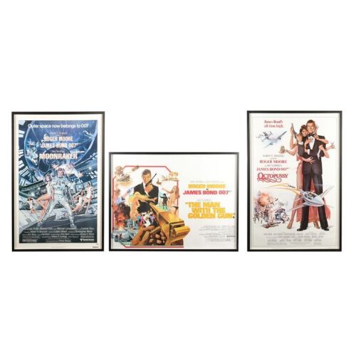 59. Framed UK Quad and Two US One- Sheets, 1974-1983 ### JAMES BOND: VARIOUS PRODUCTIONS