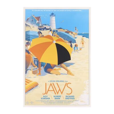 60. Hand-Numbered Limited Edition Screen Print by Laurent Durieux, 2013 ### JAWS (1975)