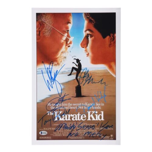 66. Cast-Autographed Mini Poster ### KARATE KID, THE (1984)