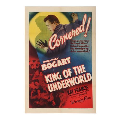 67. US One-Sheet, 1939 - Linen-Backed ### KING OF THE UNDERWORLD (1939)