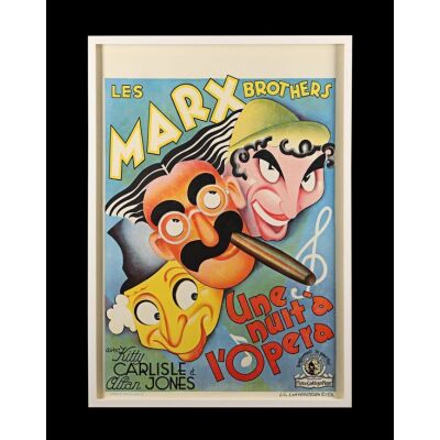 77. Framed Belgian Pre-War Poster, 1936 (First Release) ### NIGHT AT THE OPERA, A (1935)